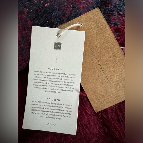 Look By M Plaid Blanket Scarf - Picture 2 of 2